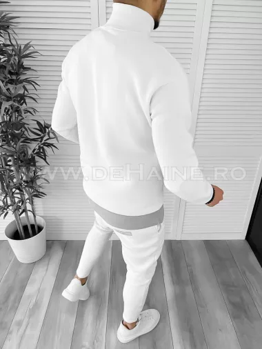 Trening barbati alb pantaloni + hanorac K182 33-4.1